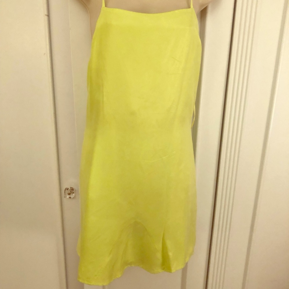 Lime Green Mini Dress
